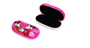 Quality Mickey Mouse Carton Kids Eyeglass Case Hard Iron Cute Eyeglass Case wholesale