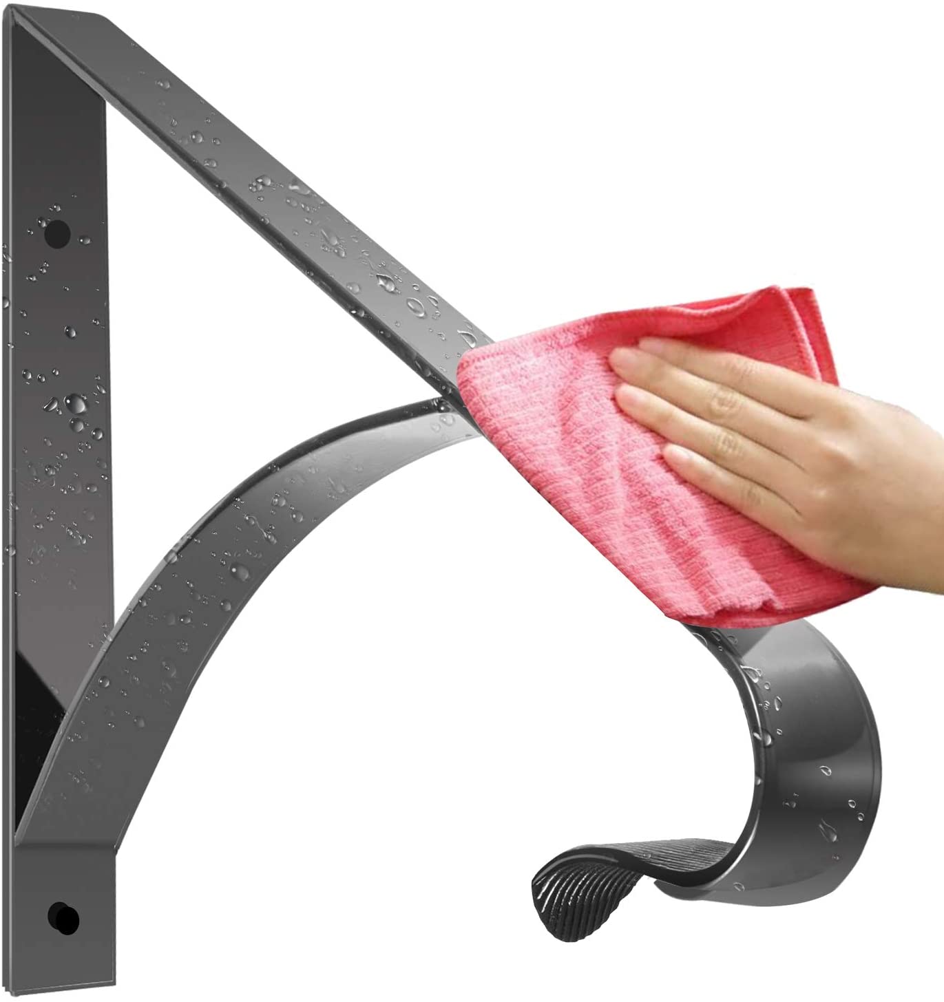 Steel/wood Stairway Support Hardware Single-side Bracket for Stairway Handrail Mount