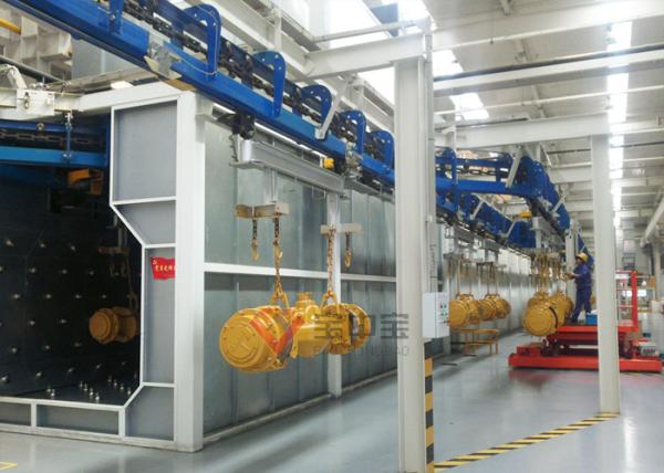 Construction Vehicle Painting Line Vehicle Components Powder Coating Line Paint