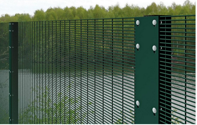 Durable RAL Colors High Security Fence For Power Station and Airport
