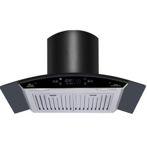 Quality Commercial Glass Arc Chimney Range Hood Stainless Steel Wall Mounted wholesale