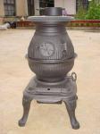 Waterproof Cast Iron Garden Chimney / Cast Iron Wood Burning Stove
