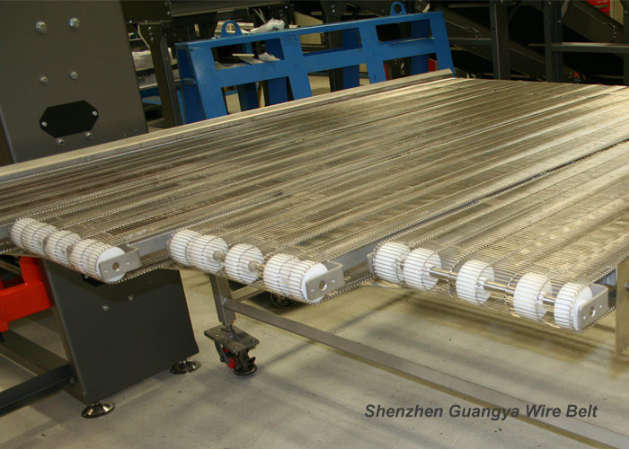 SUS304 Stainless Steel Metal Conveyor Belts High Load Capacity Acid Proof