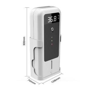 Quality 2 in 1 Disinfection Temperature Measure Infrared Thermometer Automatic Sanitizer Dispenser wholesale