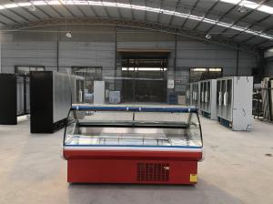 Quality Glass Front Meat Showcase Refrigerator IEC 150L For Butcher Shop wholesale