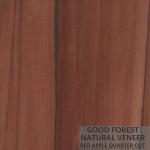 OEM Natural Apple Wood Veneer Vertical Grain Quarter Cut Veneer