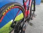 Fashion Design Bicycle Wheel Decals Silk Screen Printing Anti Oil