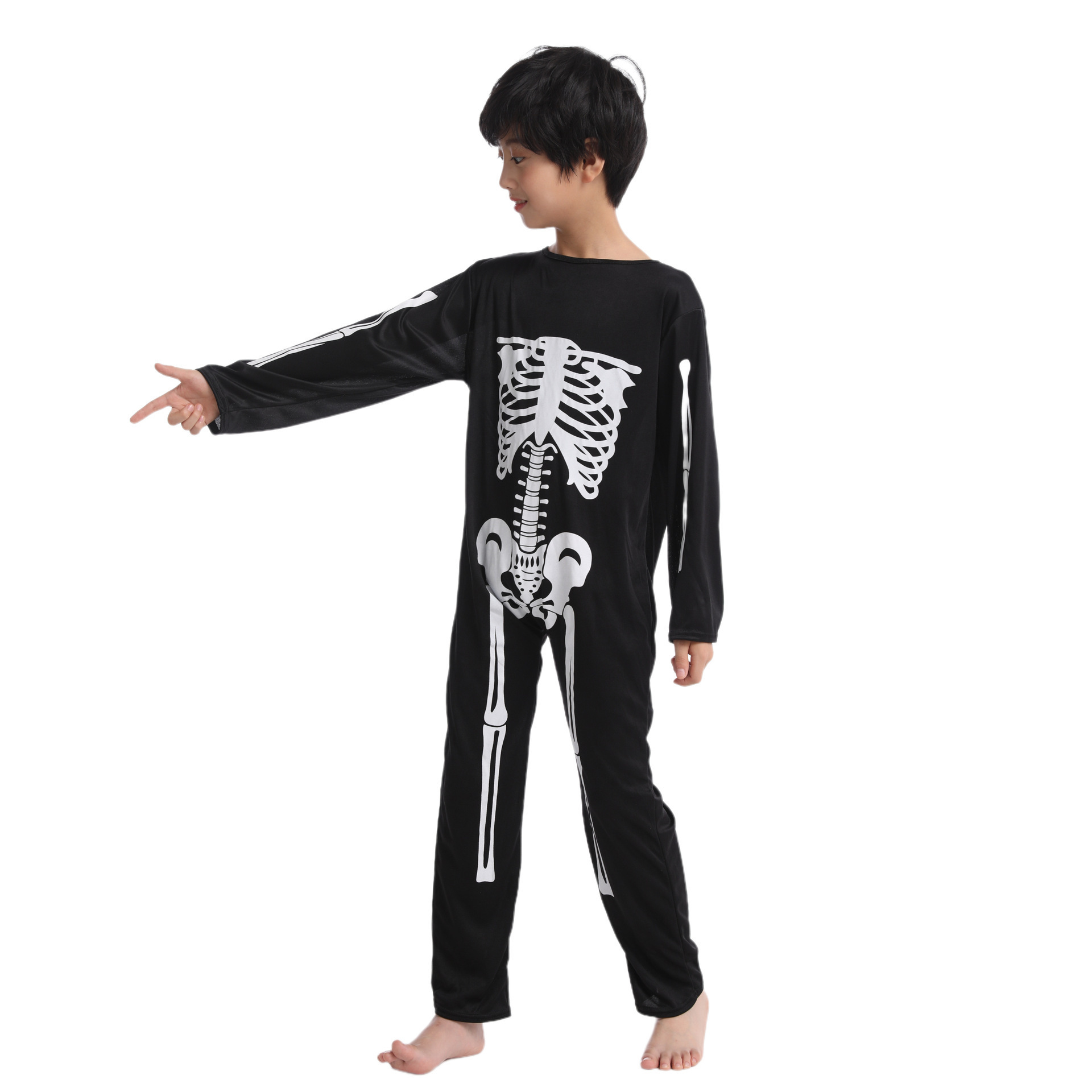 7 Days Sample Order Lead Time Support Skeleton Costume for Party Bone Prop Costume Set