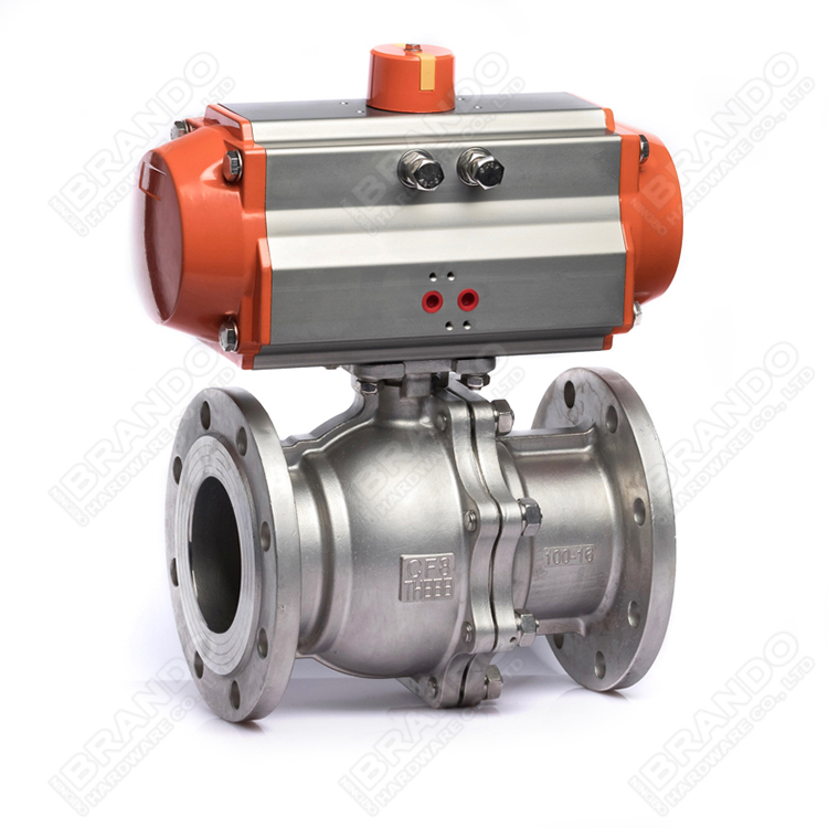 Pneumatic Actuator Butterfly Valve With Limit Switch Solenoid Valve