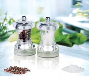 Quality Mini acrylic salt and pepper mills wholesale