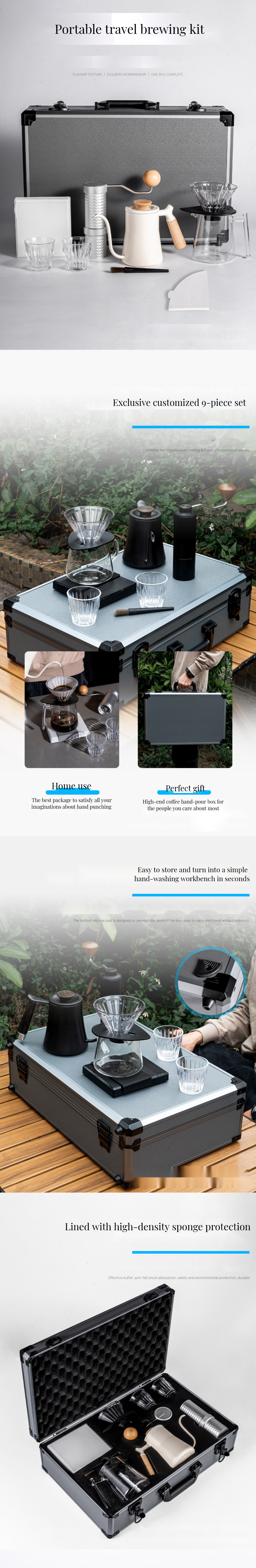 Minimalist Design Luxury Ceramic Coffee Gift Box Set for Home Hotel Restaurant Office