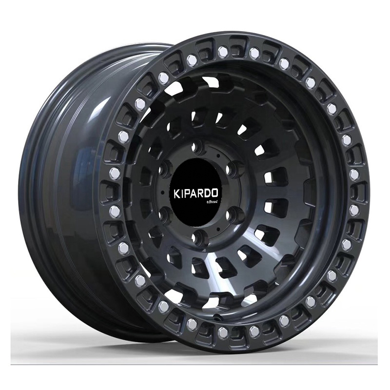 17 18 19 inch 6x139.7 4x4 matt black offroad wheel Rims