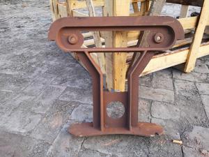 Quality Plywood Cast Iron Bench Ends Used For Waiting Room Bench Seating wholesale