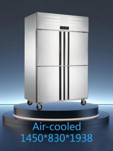 Quality 1500L Commercial Kitchen Freezer Energy Efficiency 4 Door Fridge Freezer wholesale