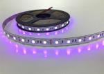 16.4ft 5m 12v Dc 395nm Smd 5050 Black Light Uv Ultraviolet Led Strip Uv