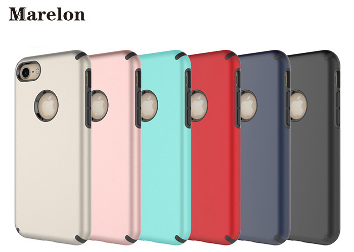 Dual Layer Slim TPU Phone Case Cover / 5.5 Inch Phone Case For Apple IPhone 7