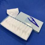 J/C White rolled cotton airline towel in box