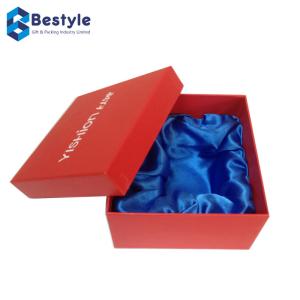 Quality Custom Company LOGO Red Cardboard Gift Box Handmade wholesale