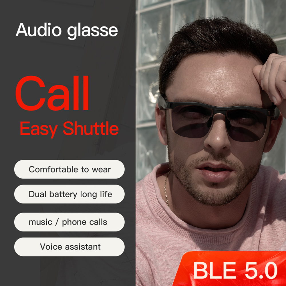 2021Wireless Smart Music Glasses for Connecting IOS Android Phone Play Music And Reply Calling