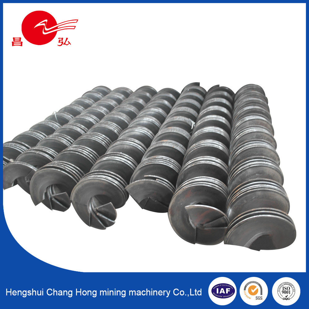 Low Carbon Steel Q195 Screw Flight Flexible Screw Conveyor Parts