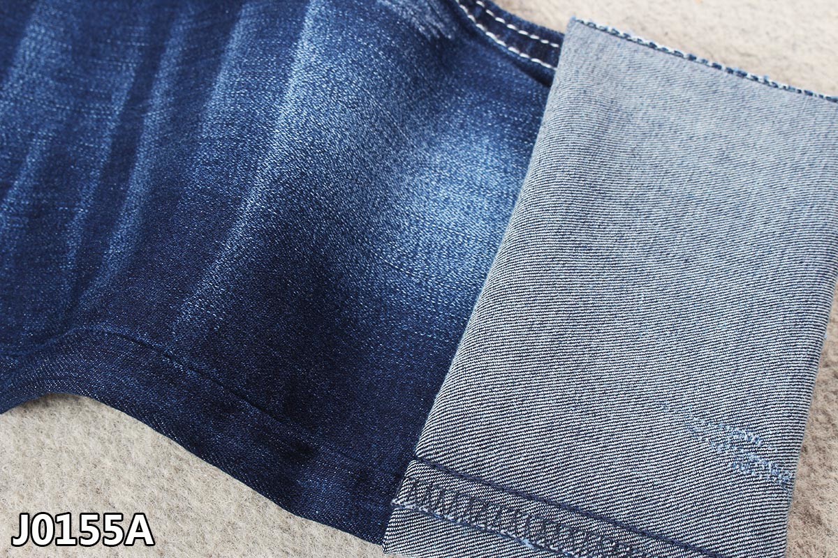 8.3OZ Stretch Denim Fabric With Slub 2% Spandex Fabric Textile Sanforizing