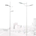 Commercial Outdoor Lighting Street Light PolesEN 40 / BS 5649 Standard