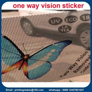 Quality Double-sided Two Way Vision Vinyl Window Sticker wholesale