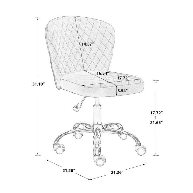 Computer Chair Task Chair Home Executive Desk Chair-Teal