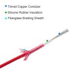 AGRP High Temperature Silicone Wire 2.5mm Fiberglass Braided Heating