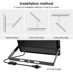 ETL Approved Colored LED Flood Light 150W , 15000LM Waterproof Security Light