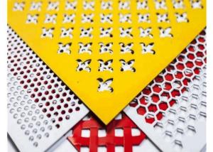 Quality Slotted Hole Punched Metal Screen Aluminum Perforated Panels Multiple Colors wholesale