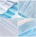 Earloop Style Sterile Disposable Face Mask 3 Ply Non Woven 17.3 * 9.5cm