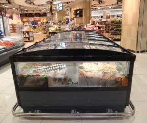 Quality Minus 18 Commercial Island Chest Freezer Island Display 1870MM 875MM wholesale