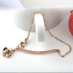 316L Stainless Steel Bangle Camellia Female Bracelet Fashion Jewelry