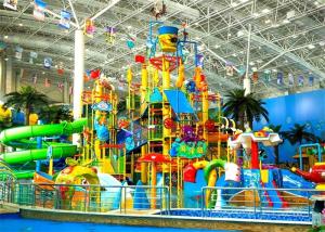 Quality Anti UV Aqua Playground Commercial Fiberglass Water Slides wholesale