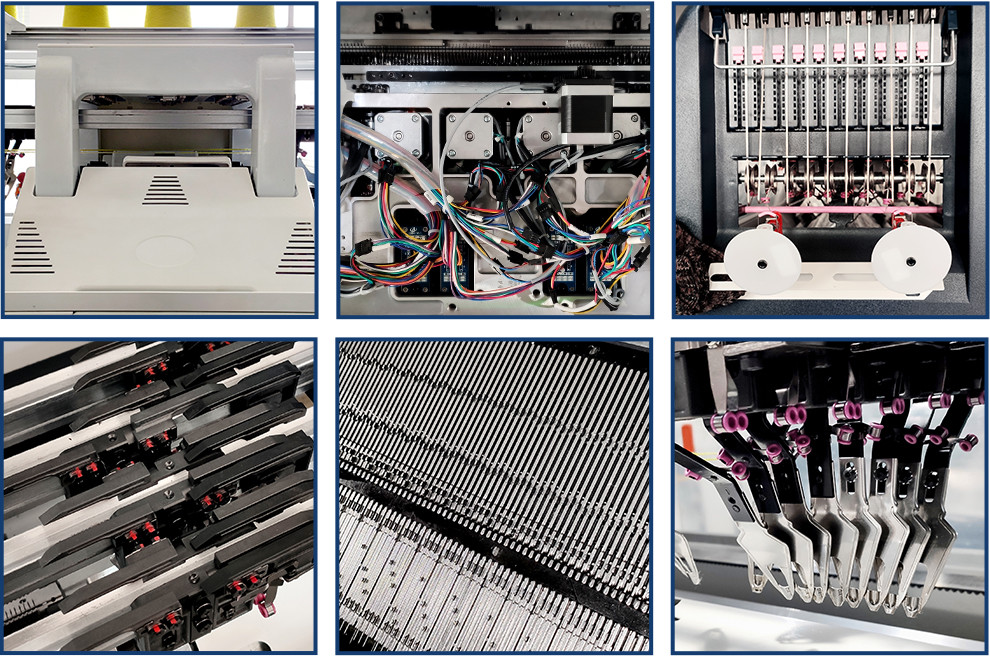 100 Inch Jacquard Flyknit Shoe Upper Machine with LCD touch screen
