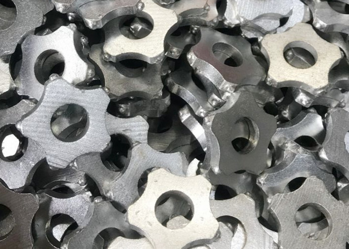 Scarifier Drum Accessories 5 Points Tungsten Carbide Cutters For Concrete Scarifiers / Floor Planers