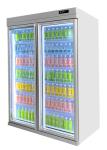 Custom Color Display Commercial Freezer Showcase Fridge For Beverage