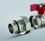 3601 Butterfly Handle Brass Ball Valve DN20 Flexible Male Nipple G1" x PP-R 25