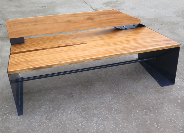 New design street patio park bench seat,WPC wooden slats for bench