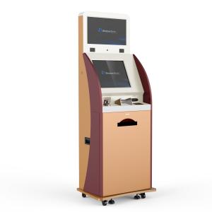 Quality Free Standing Touch Screen Hospital Self Lab Printing Payment Kiosk 19 Inch wholesale