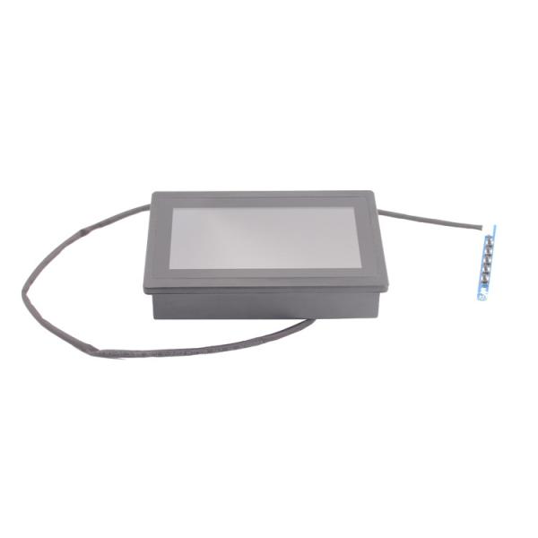 1024x768 Industrial Resistive Touch Screen Monitor 7 Inch Aluminum Bezel Front
