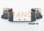 1/2'' Double Coils 5/2 Way Pneumatic Cylinder Valve 4V420-15 0.15-0.8MPa
