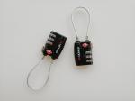 3 Dial TSA Approved Cable Locks TSA 719 63g For Suitcase / Travel Luggage