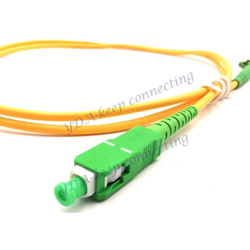 SC/APC-SC/APC G657A1 Simplex Fiber Optic Patch Cord for Indoor in Telecommunications