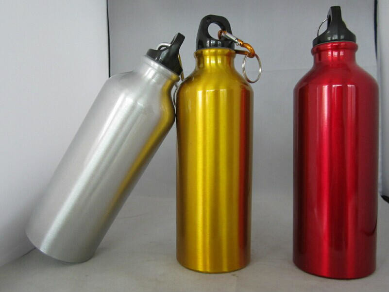 Aluminum Water Bottle - Narrow Mouth Sport Water Bottle With Screw Lid Looped, Vacuum Insulated & BPA Free, Portable Outdoor Water Bottle