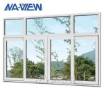 Guangdong NAVIEW Panama 4Mm Single Glass White Aluminum Sliding Window