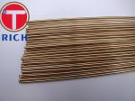 Precision Seamless Steel Tube , Water Gas Capillary Straight Copper Pipe