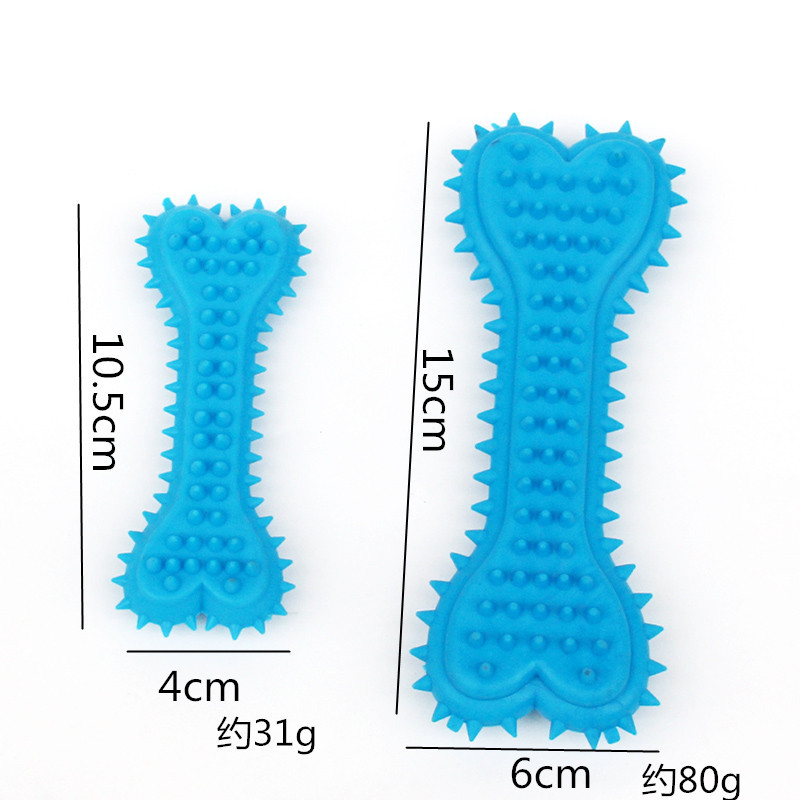 Pet Chew Toy for Dogs Teeth Cleaning Juguetes Para Mascotas 0.09kg Rubber Toothbrush Stick