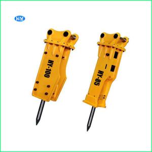 Quality 53mm Chisel Mini Digger Concrete Breaker Hydraulic Hammer 2-4 Tons Excavator wholesale
